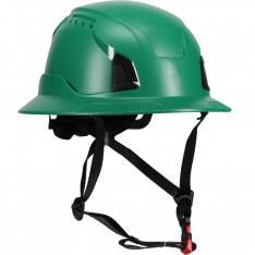 PIP 280-HP1491RVM-FB-04, Traverse, Safety Helmets, Dark Green, OS, Full Brim, Vented, Industrial Cli